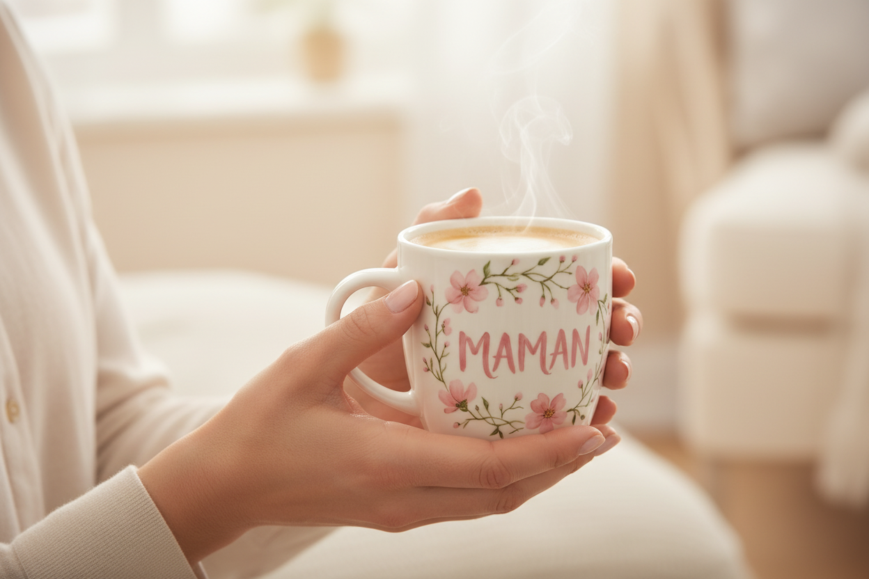 Coffret Maman – Xícara nas mãos