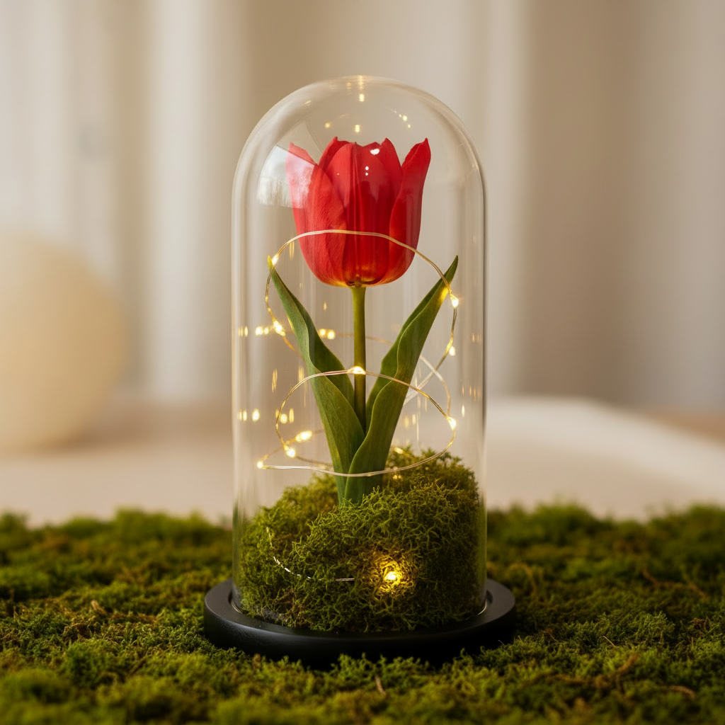 La Rose Éternelle – Gros plan