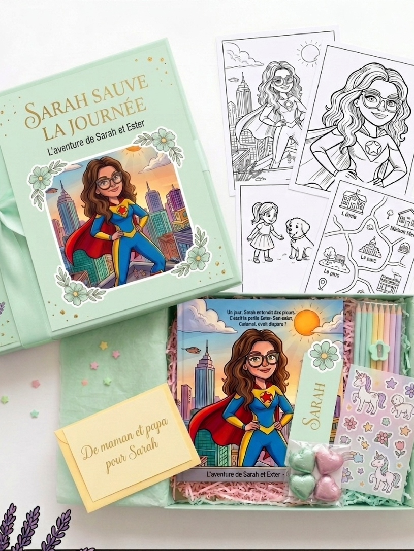 Boîte Surprise Personnalisée Fille — 4 à 10 ans