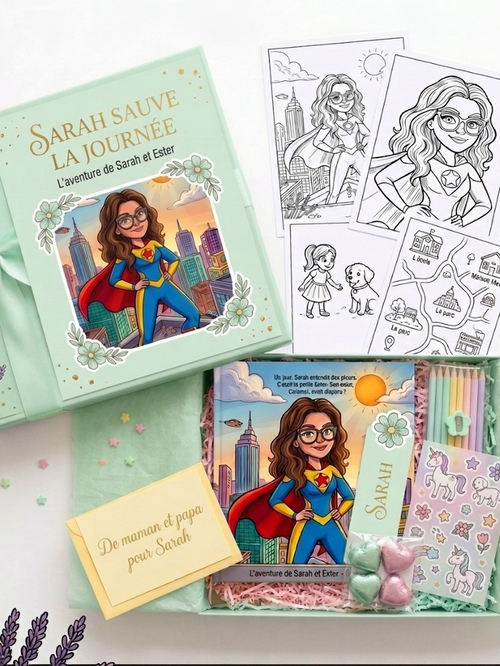Boîte Surprise Personnalisée Fille — 4 à 10 ans